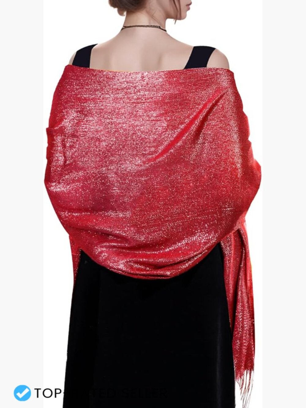 Large Soft Silky Pashmina Shawl Wrap for Evening Dresses Wedding Bridal Party